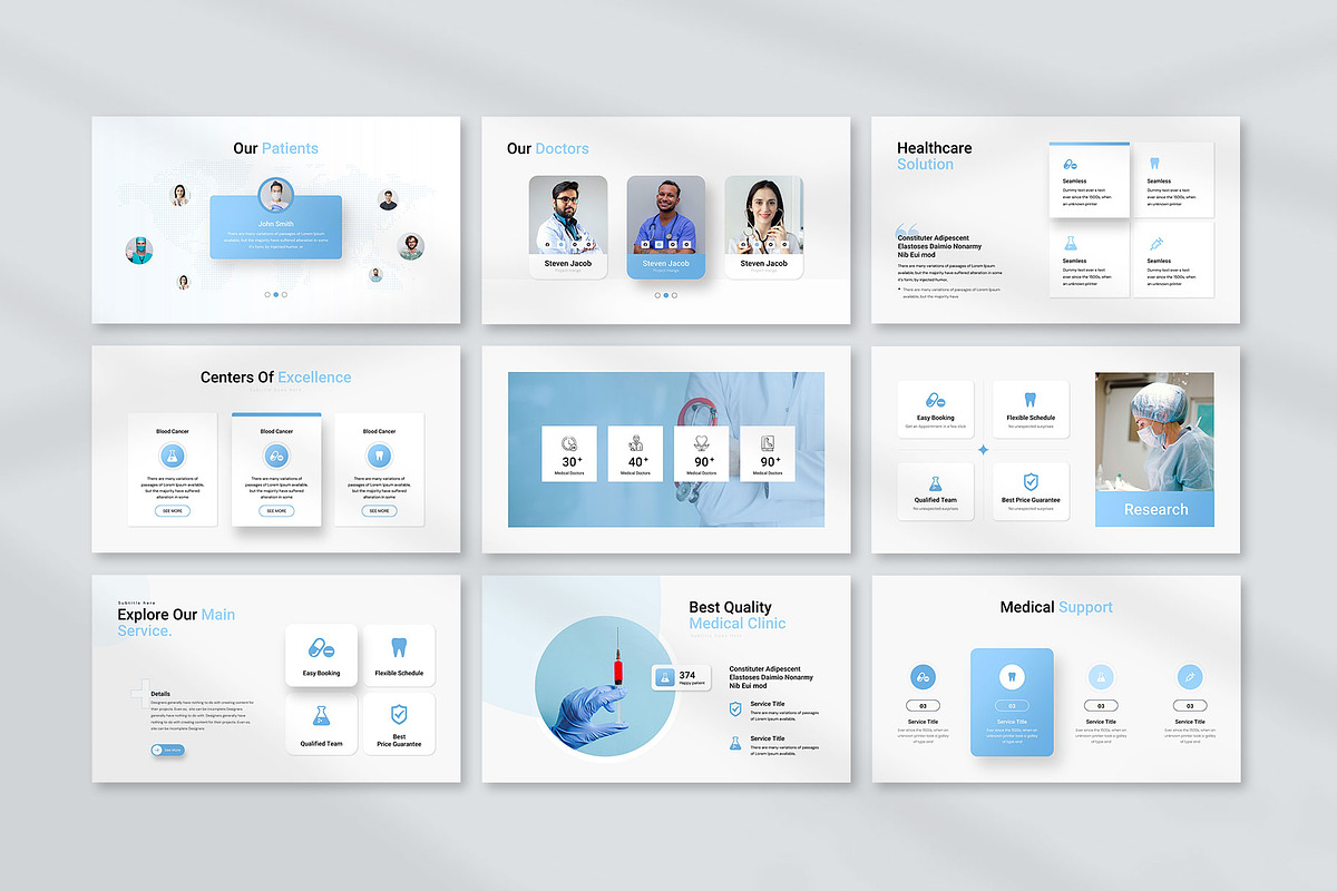 Healthcare Medical Presentation, a Presentation Template by KreateTribe (Photo 2 of 6)