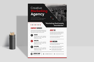 Marketing Flyer Layout, a Flyer Template by ContestDesign