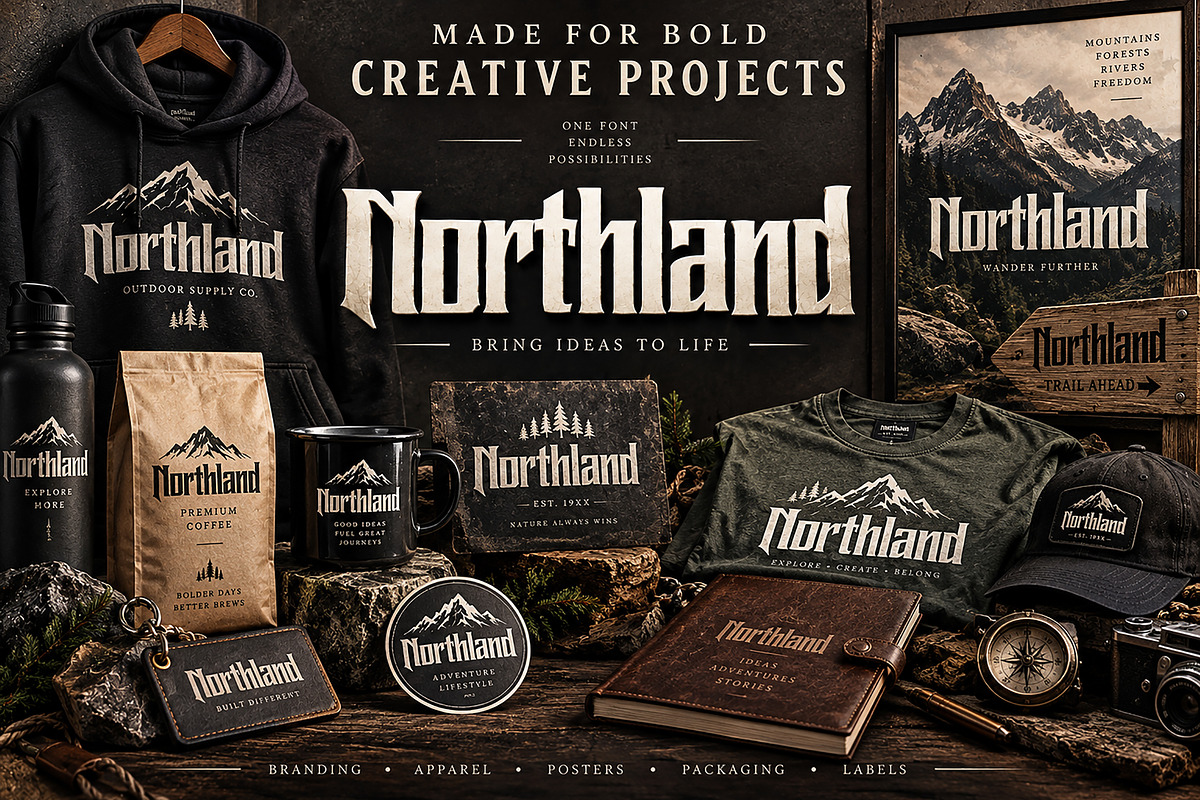 Northland, a Blackletter Font by Wow Magic (Photo 2 of 5)