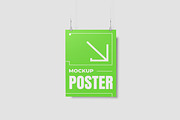 Hanging Poster Mockup, an Advertising Mockup by AnasStudio (Thumbnail 5 of 5)