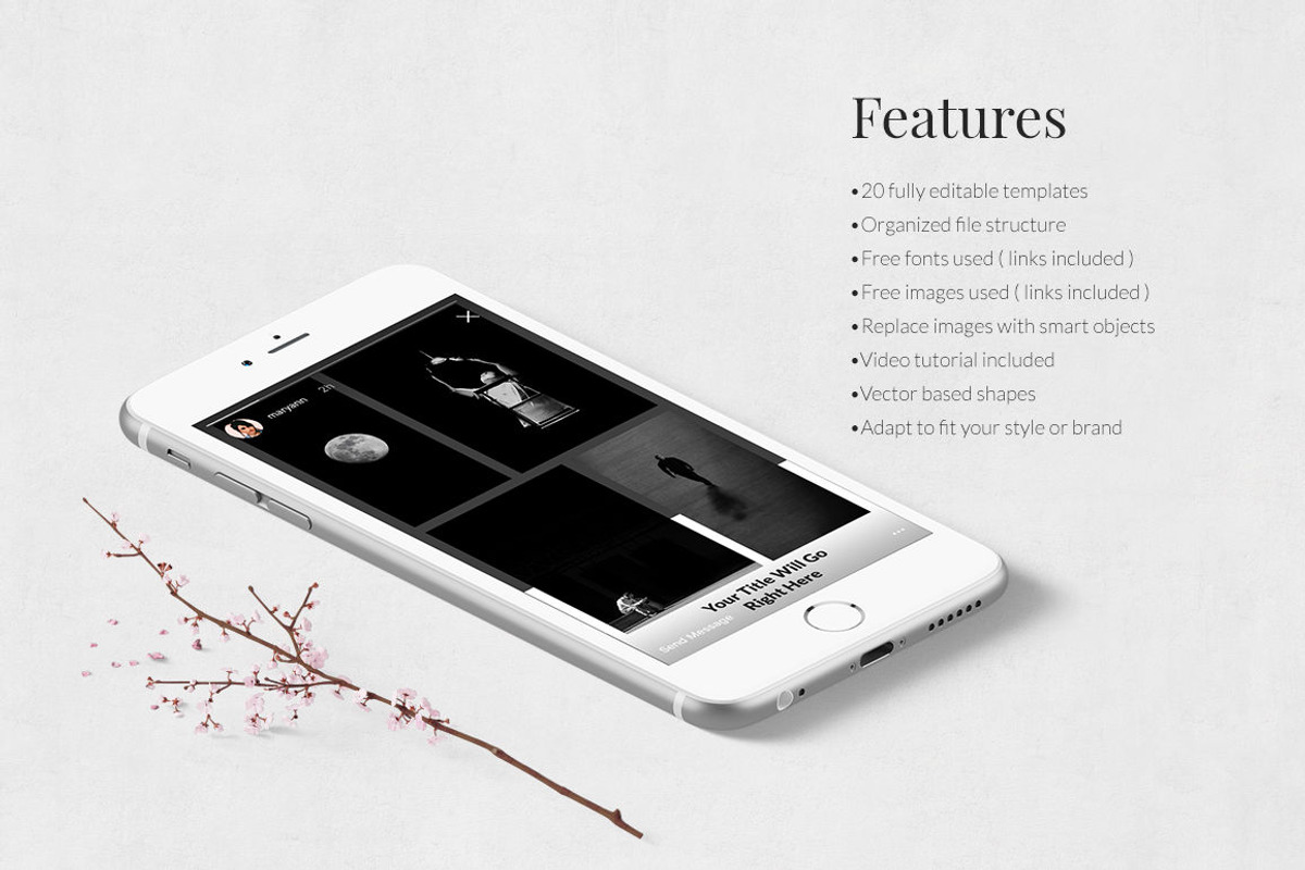 Dark Animated Instagram Stories, a Social Media Template by Social Corner Graphics (Photo 4 of 9)