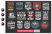 Teacher typographic svg bundle., a Graphic by Uniquesvg99 (Thumbnail 1 of 16)