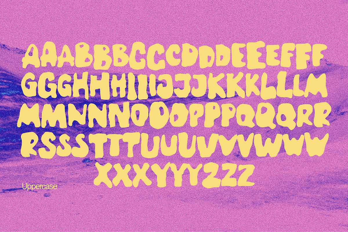 Moosy - an abstract groovy typeface, a Handwritten Font by ethylene.creative (Photo 2 of 10)