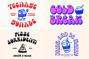 The Suprising Retro Font Bundle, a Sans Serif Font by TeenageFoundry (Thumbnail 5 of 15)