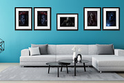 15 Room Frame Mockup, a Product Mockup by VaaniDesigns (Thumbnail 12 of 15)
