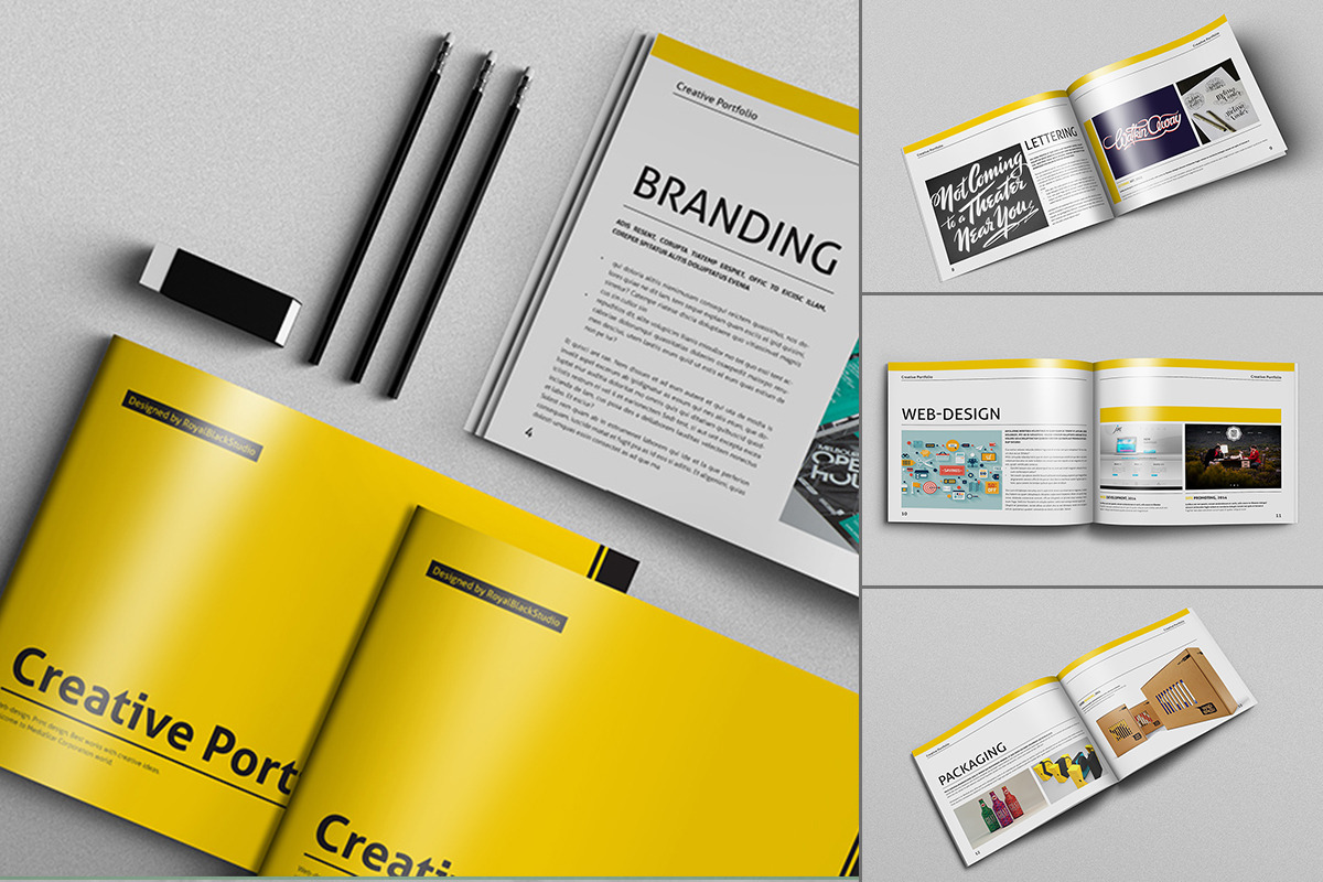 20 Creative Brochures - Mega Bundle, a Brochure Template by Kovalski (Photo 18 of 21)