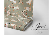 Childhood vintage toy pattern, a Texture Graphic by Milatoo (Thumbnail 3 of 4)