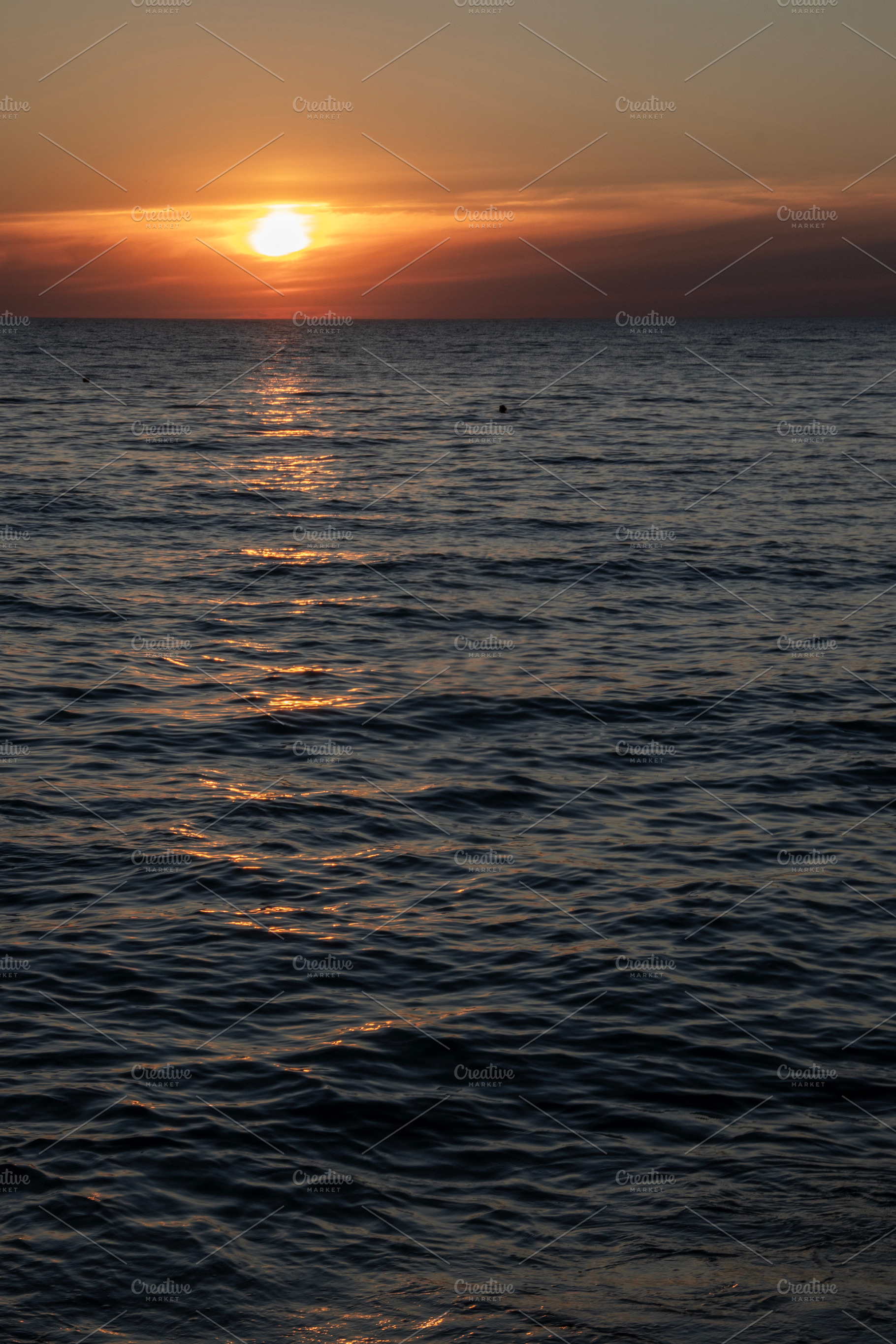 The reflection of the setting sun, a Nature Photo by Schreibikus