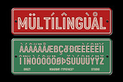 Roadbay - Inline Bold Condensed Font, a Sans Serif Font by Drizy (Thumbnail 6 of 10)