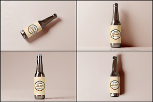 Beer Bottle Mockup, a Product Mockup by Designbuys