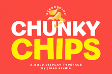 Chunky Chips - A Bold Display font