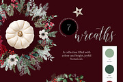 Merry & Bright Watercolor Botanicals, an Illustration by studioequinox (Thumbnail 5 of 10)