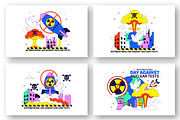 10 Day Against Nuclear Tests, an Object Illustration by denayunebgt (Thumbnail 3 of 4)