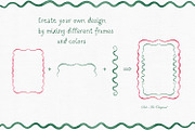 Watercolor Frames Borders Swirls, an Object Graphic by Solo Art Original (Thumbnail 9 of 12)