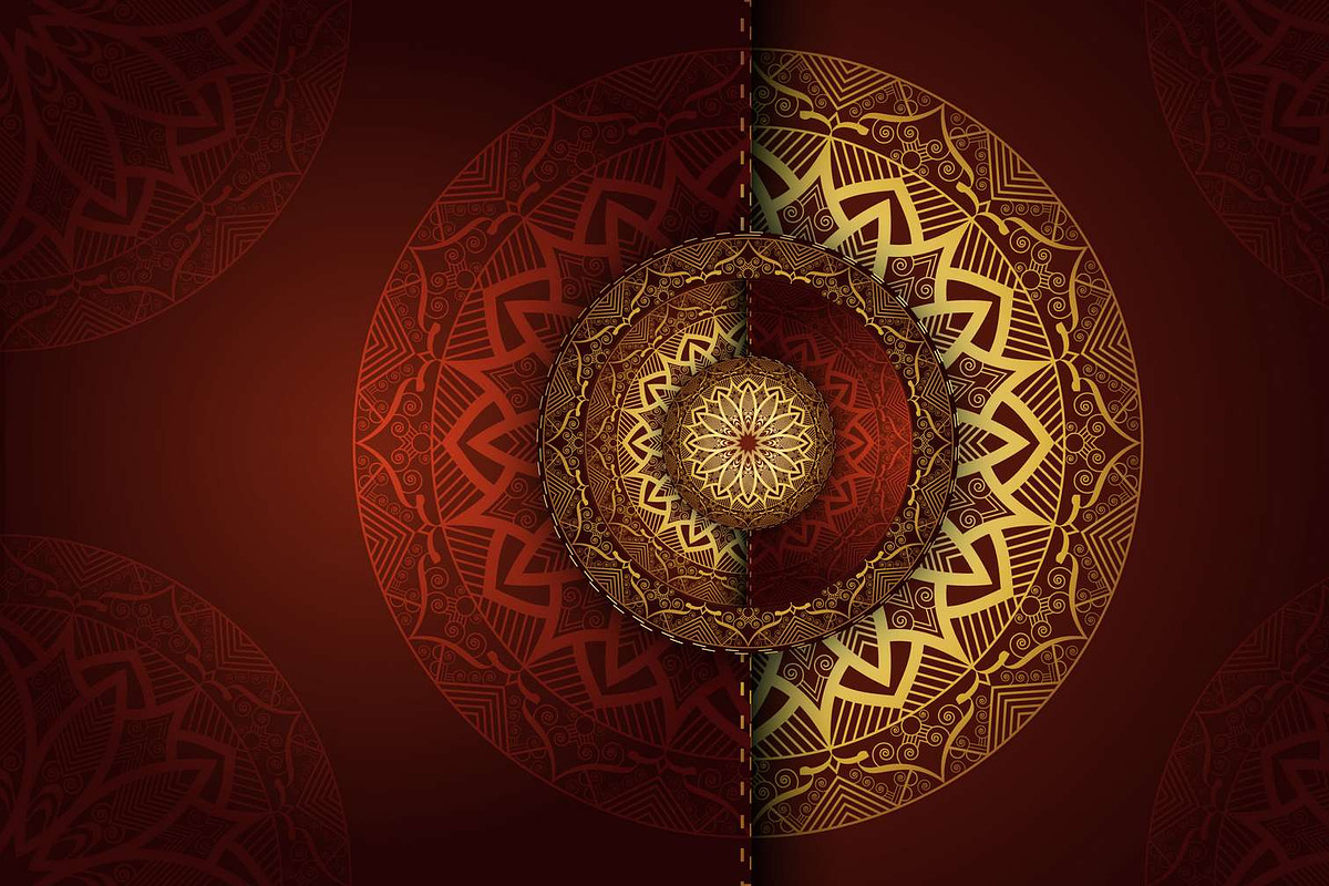 560+ Mandala Design Mega Collection, a Decorative Illustration by NJ Himel (Photo 132 of 289)