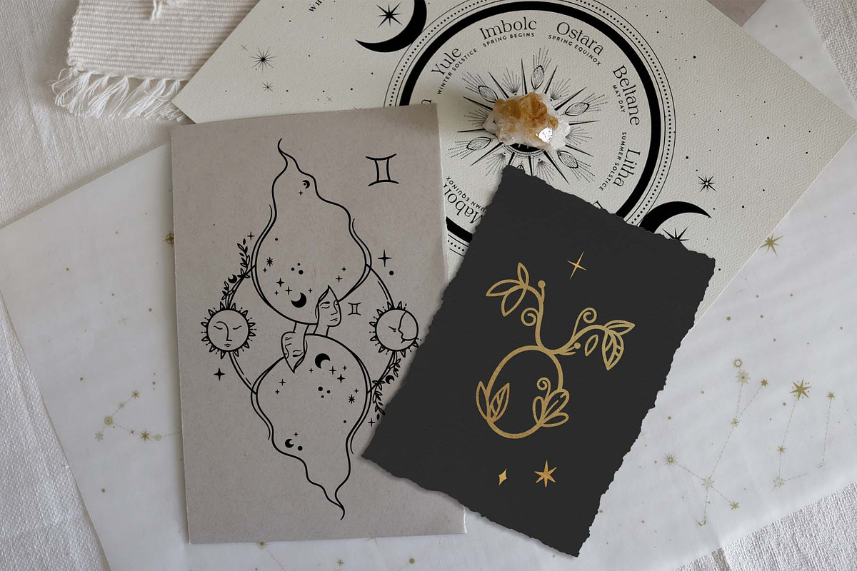 Mystical Zodiac constellations, an Illustration by My Space Garden (Photo 10 of 19)