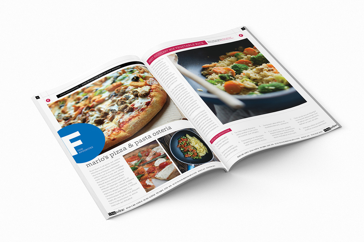 Magazine Template InDesign 04, a Magazine Template by Love Graphic Design (Photo 3 of 34)