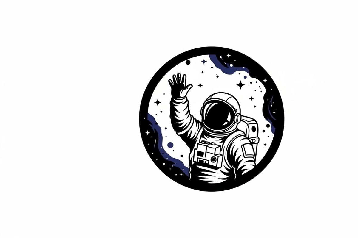 This vector astronaut artwork, an Illustration by Amazin_art (Photo 14 of 30)