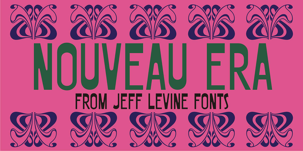 Nouveau Era JNL, a Sans Serif Font by Jeff Levine Fonts