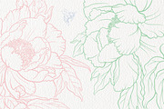 Stamp brushes for Procreate peonies, a Brush Add-On by ViktoriArt (Thumbnail 6 of 7)