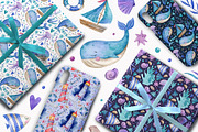 Nautical Collection | 65 elements, an Animal Illustration by Aquarellka (Thumbnail 6 of 7)