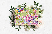 Hydrangea clipart, flower patterns, an Illustration by Artmanata (Thumbnail 16 of 18)