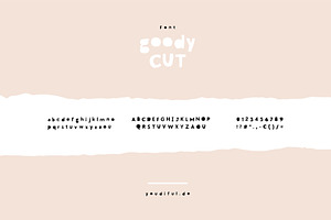 Goody Cut Cute Papercut Font