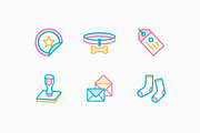 90's Print on Demand Product Icons, an Outline Icon by Sungy Side Up (Thumbnail 5 of 9)