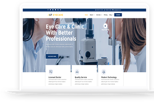 GT Eyecare Joomla Template