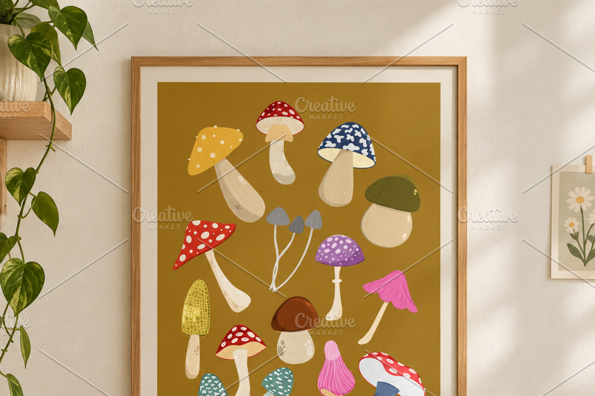 Whimsical Fall posters bundle, a Decorative Illustration by Oleksandra Illustrates (Photo 7 of 7)