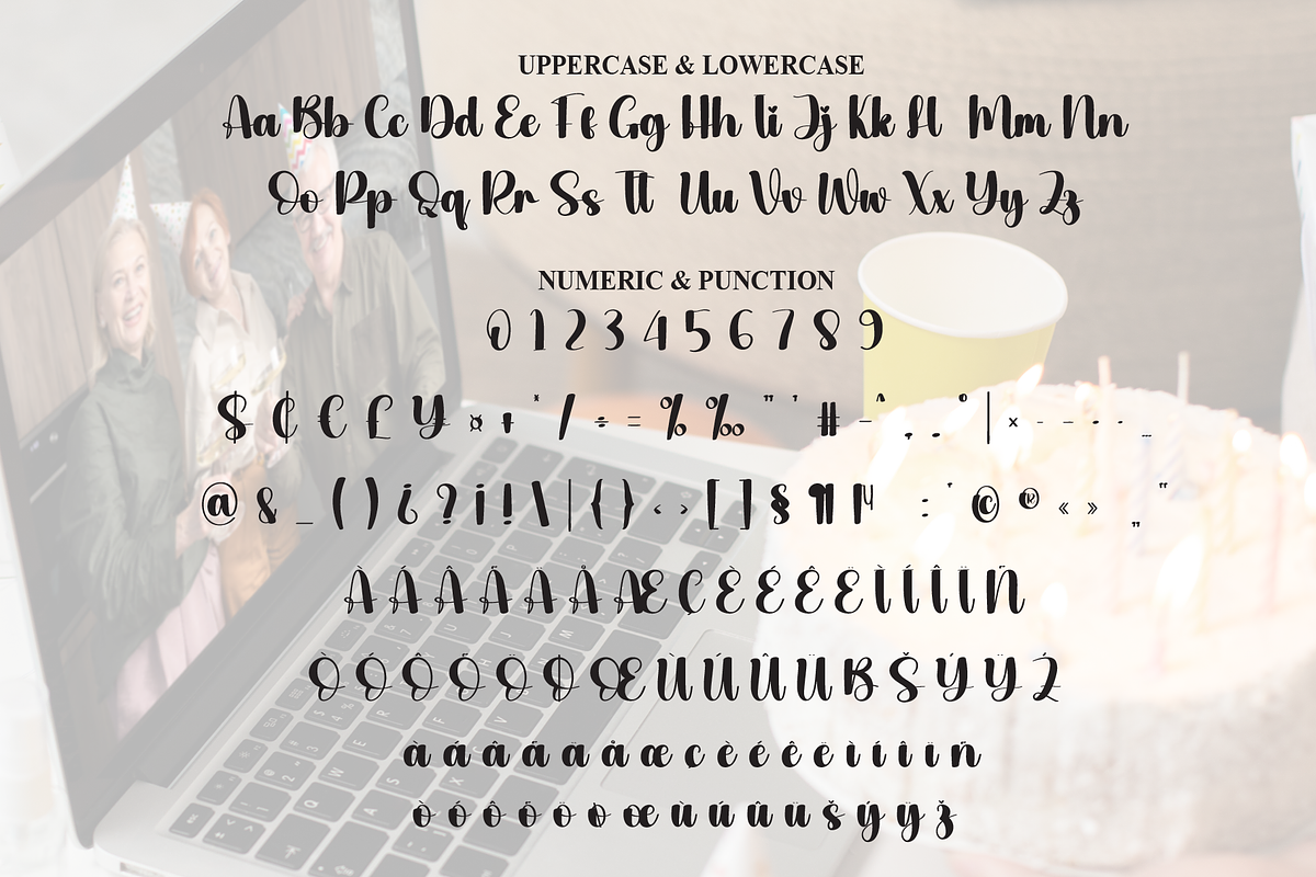 Party Online | Script Font, a Handwritten Font by Scratchones (Photo 7 of 9)