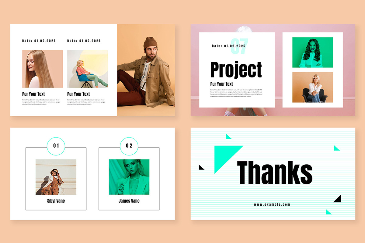 Fashion Portfolio Presentation, a Presentation Template by ContestDesign (Photo 5 of 5)