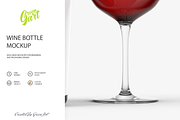 Wine Bottle Mockup, a Product Mockup by Green Art (Thumbnail 6 of 7)