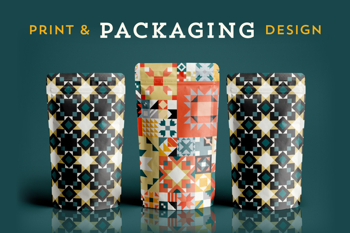QUILT Geometric Patterns, a Pattern Graphic by Anugraha Design (Photo 3 of 7)