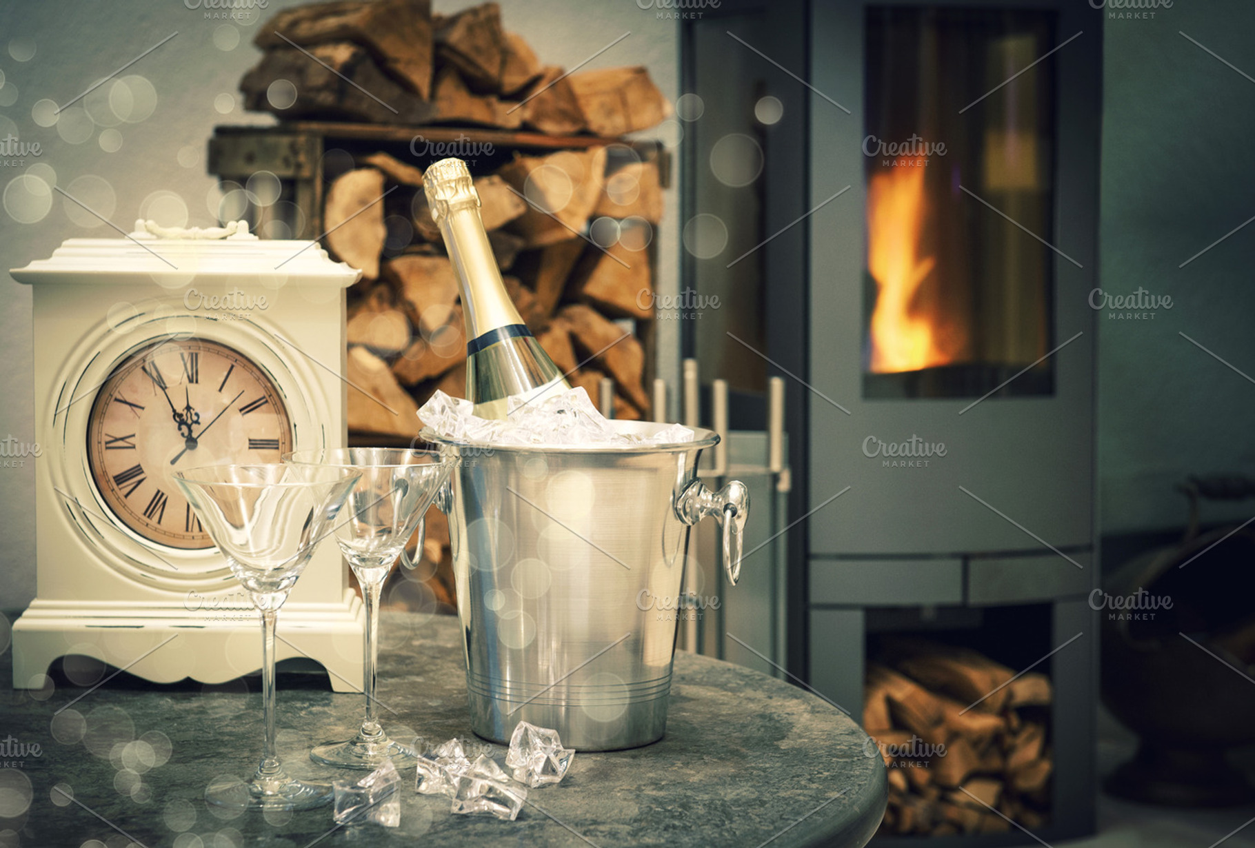 New Year's home interior, a Holiday Photo by LiliGraphie