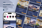 Modern Home Real Estate Instagram, a Social Media Template by UnicodeID (Thumbnail 1 of 5)