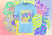 80s Floral Clipart + Bonus, an Object Illustration by angelainthefields (Thumbnail 2 of 12)