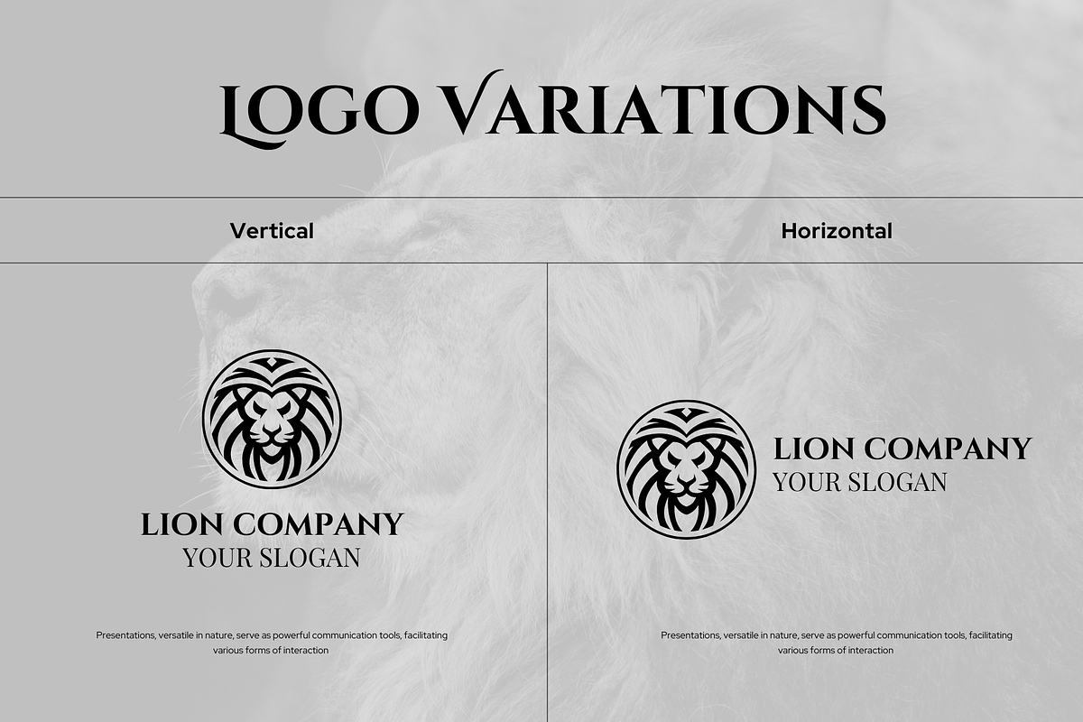 Modern Lion Logo Collection, a Branding & Logo Template by Brand_Hero (Photo 5 of 11)