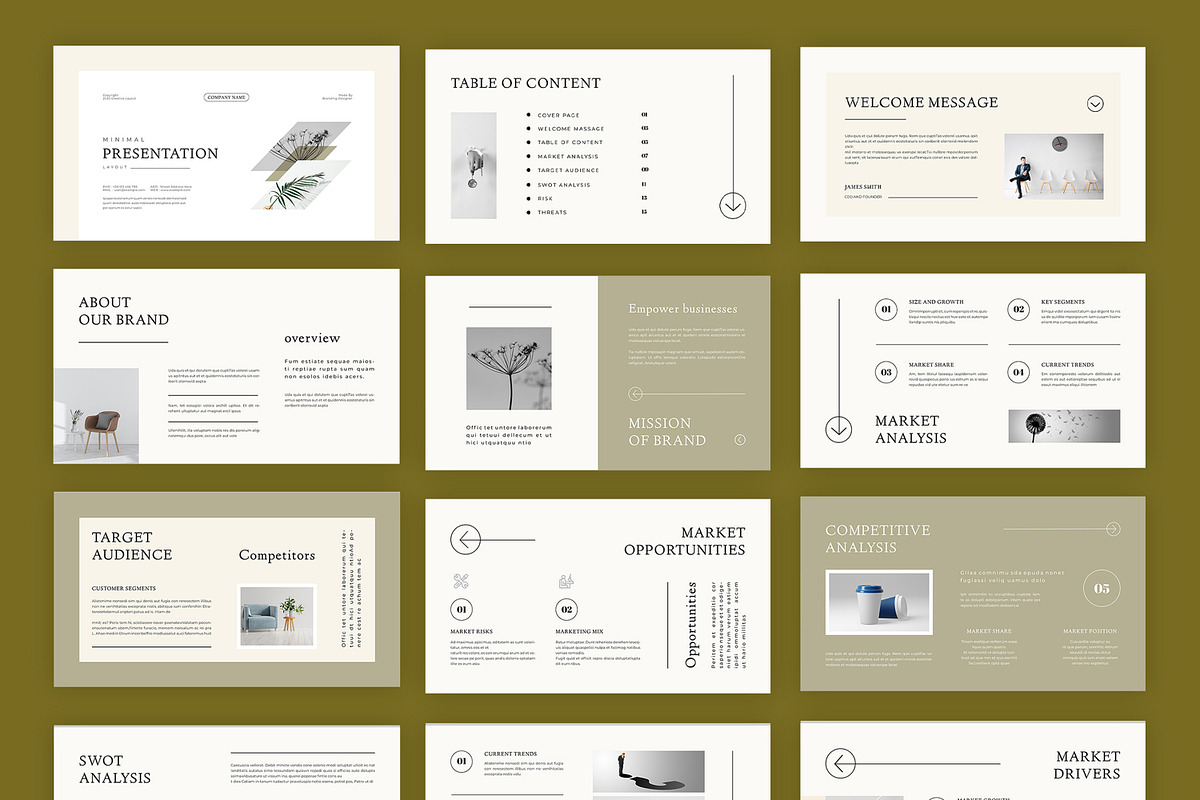 Minimalist Business Presentation, a Presentation Template by MightyDesign (Photo 4 of 7)