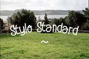 Stylo Standard - hand drawn font, a Script Font by David is Creative (Thumbnail 1 of 3)