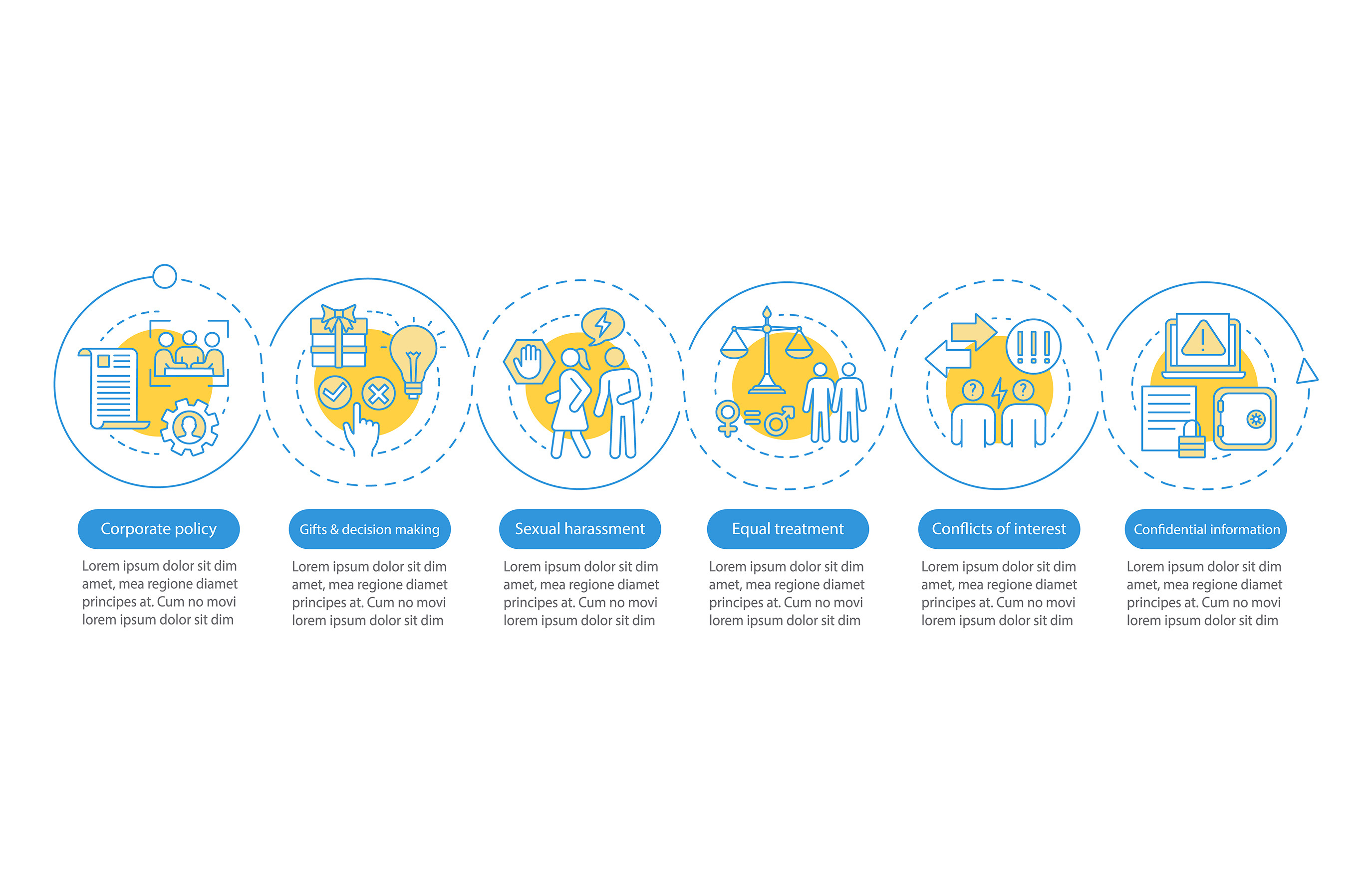 CSR vector infographic template, a Templates & Theme by IMG Visuals
