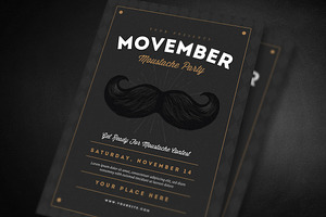 Movember Event Flyer