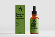 Simple Dropper Bottle Mockup, a Cups & Container Mockup by Toocha design (Thumbnail 1 of 7)