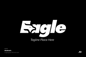 Eagle Wordmark Logo, a Branding & Logo Template by Akdesain
