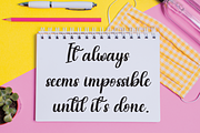 Daily | Script Font, a Handwritten Font by Scratchones (Thumbnail 5 of 9)