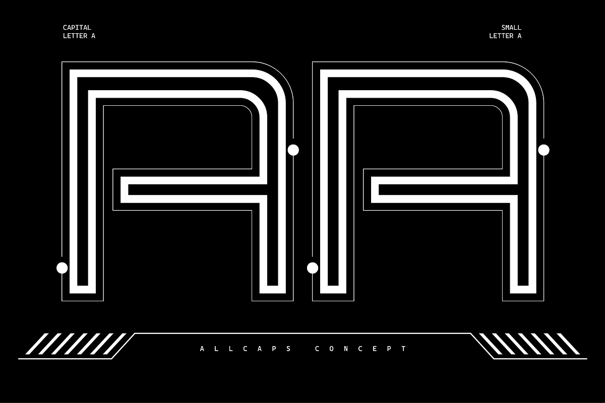 VB Nextron - Futuristic Display Font, a Sans Serif Font by VALIANTBROTHA (Photo 4 of 10)