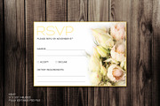 Blushing Bride Invitation Pack - PSD, an Invitation Template by Zepol (Thumbnail 4 of 4)