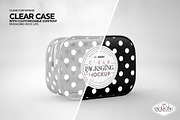 Clear Zipper Case Packaging Mockup, a Cups & Container Mockup by INCDesign (Thumbnail 8 of 10)