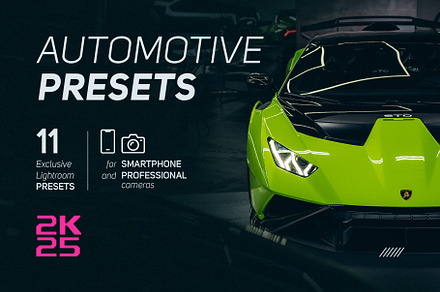 Automotive Presets 2K25, a Preset Add-On by Leandro Vectori