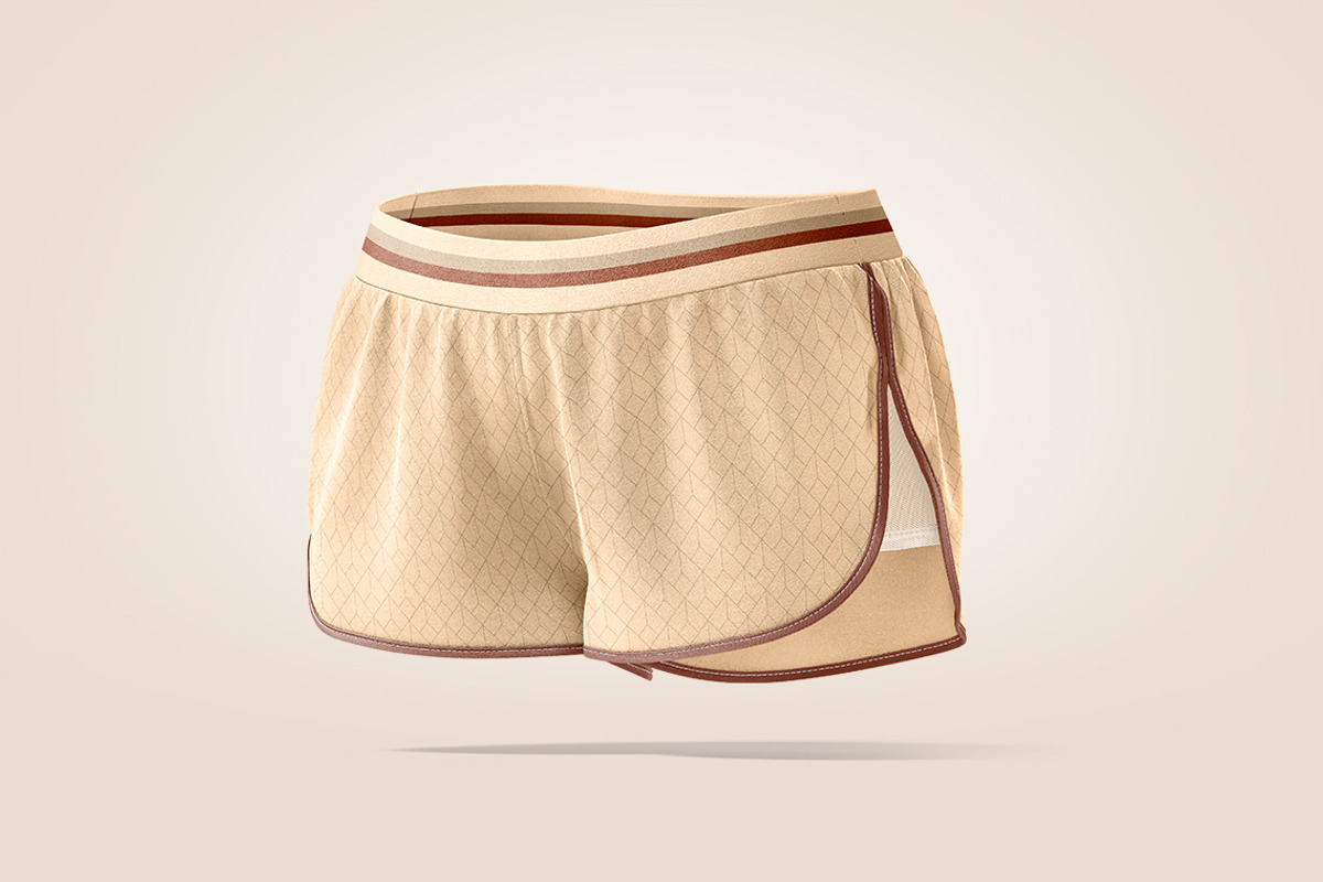 Women's Shorts Mockup, a Bottom Mockup by rebrandy